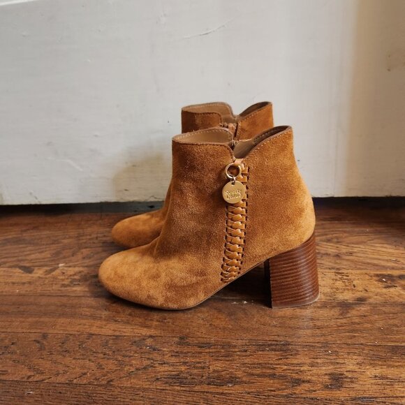 See By Chloé Louise Mid Heel Ankle Boots - Picture 5 of 10